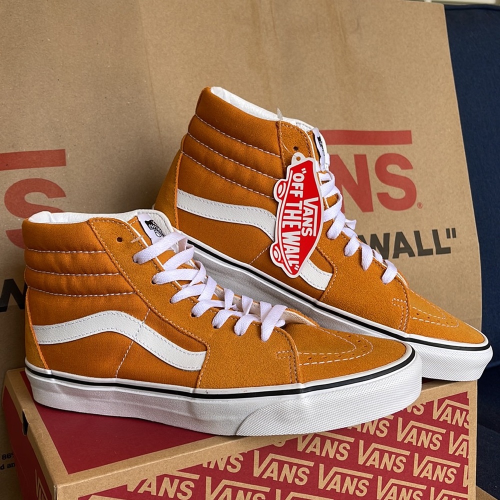 Vans Sk8-HI Desert Sun/True White Mens - Picture 7 of 16